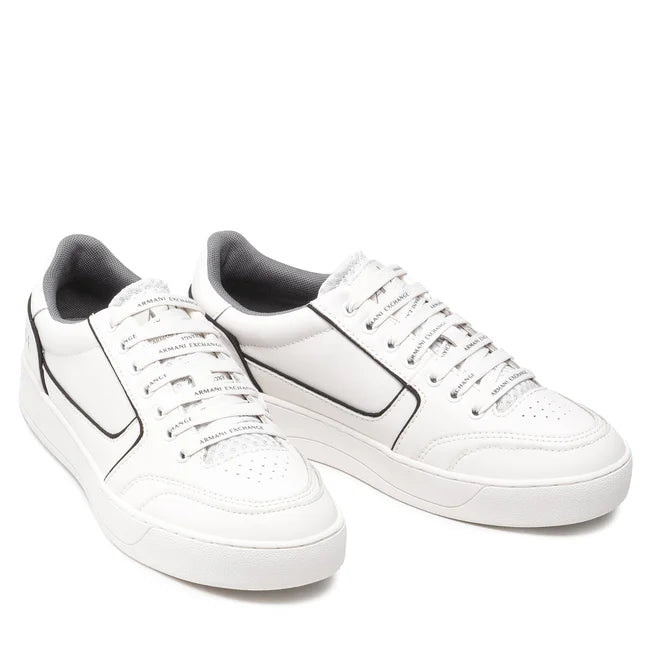 Armani Exchange White Shoes