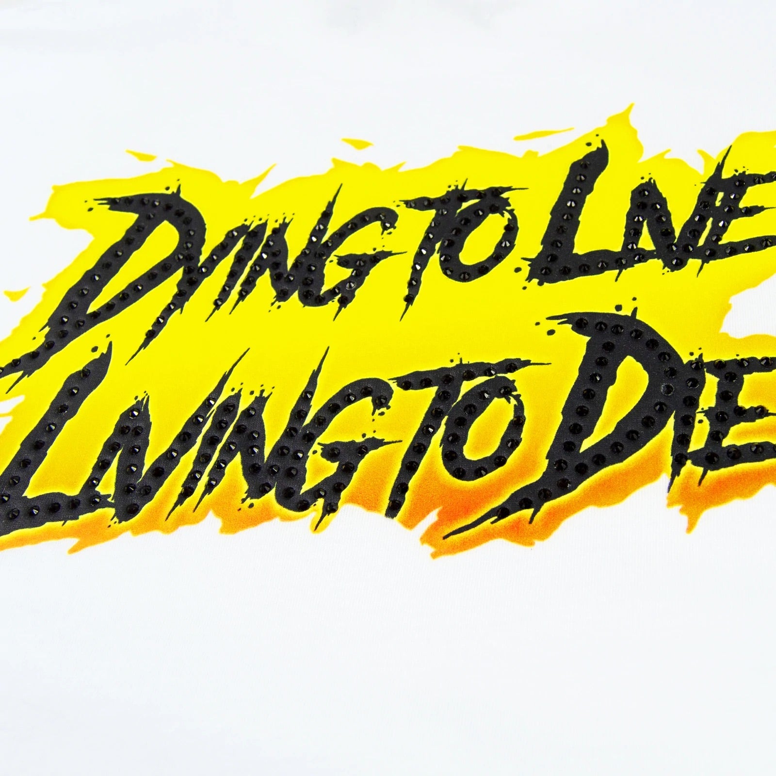 GIFTS OF FORTUNE Dying to Live Living to Die T-shirt (DYINGTOLIVET20039-WHT)