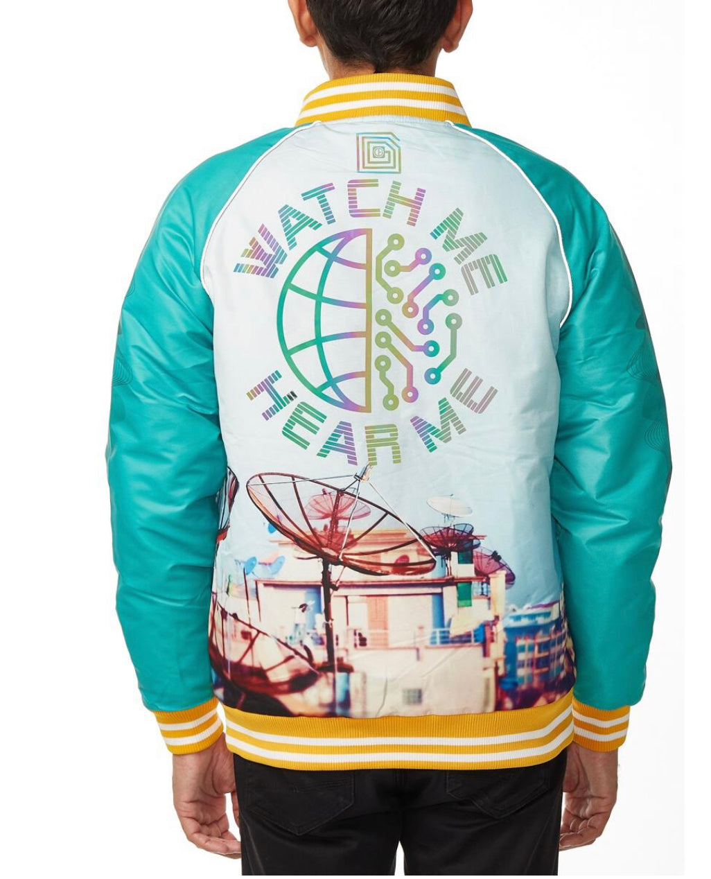 ORIGINAL FABLES WATCH ME SATIN JACKET (JK294-SW) SKY WHITE