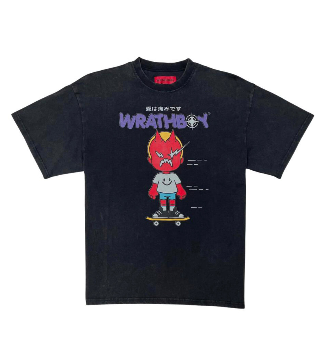 WRATHBOY WRATHBOY SKATEBOARD T-SHIRT (WB01-001)