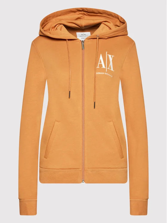 ARMANI EXCHANGE Orange Slim Fit Hoodies