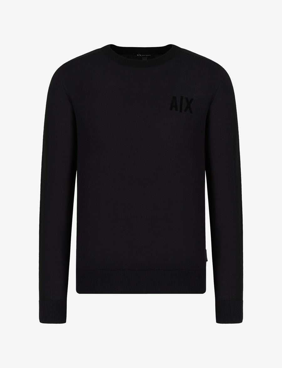 Armani Exchange CREW NECK WOOL SWEATER