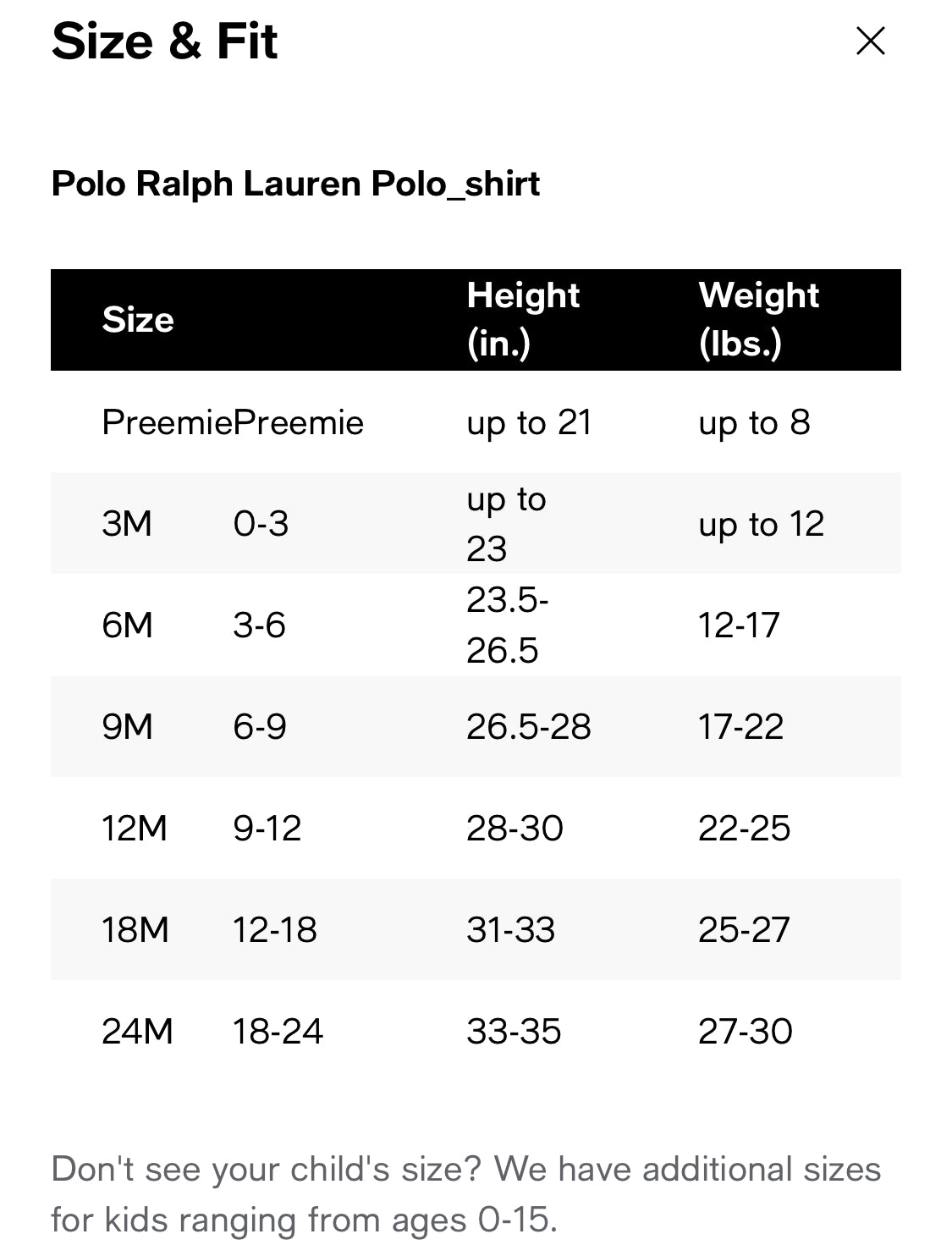 Polo Ralph Lauren Ralph Lauren Baby Boys Cotton Polo Kids
