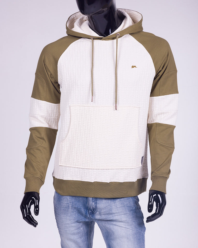 atiziano Hampton | Men's French Terry Color Blocked Hoodie