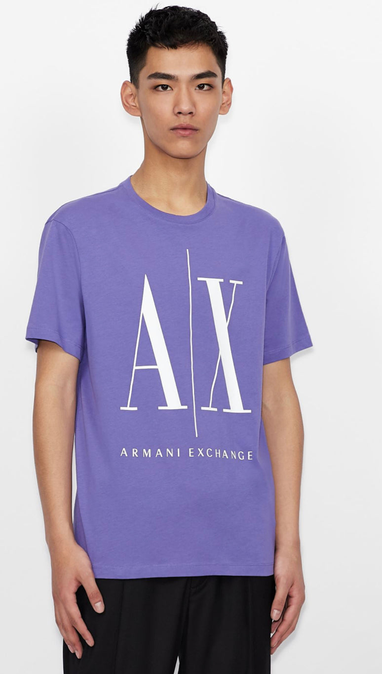 ICON LOGO REGULAR FIT T-SHIRT (PURPLE)