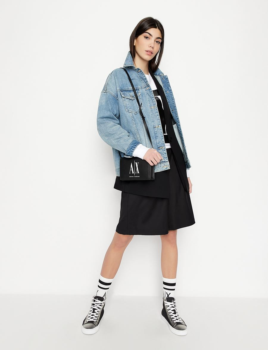 Armani Exchange ICON LOGO CREW NECK SWEATSHIRT