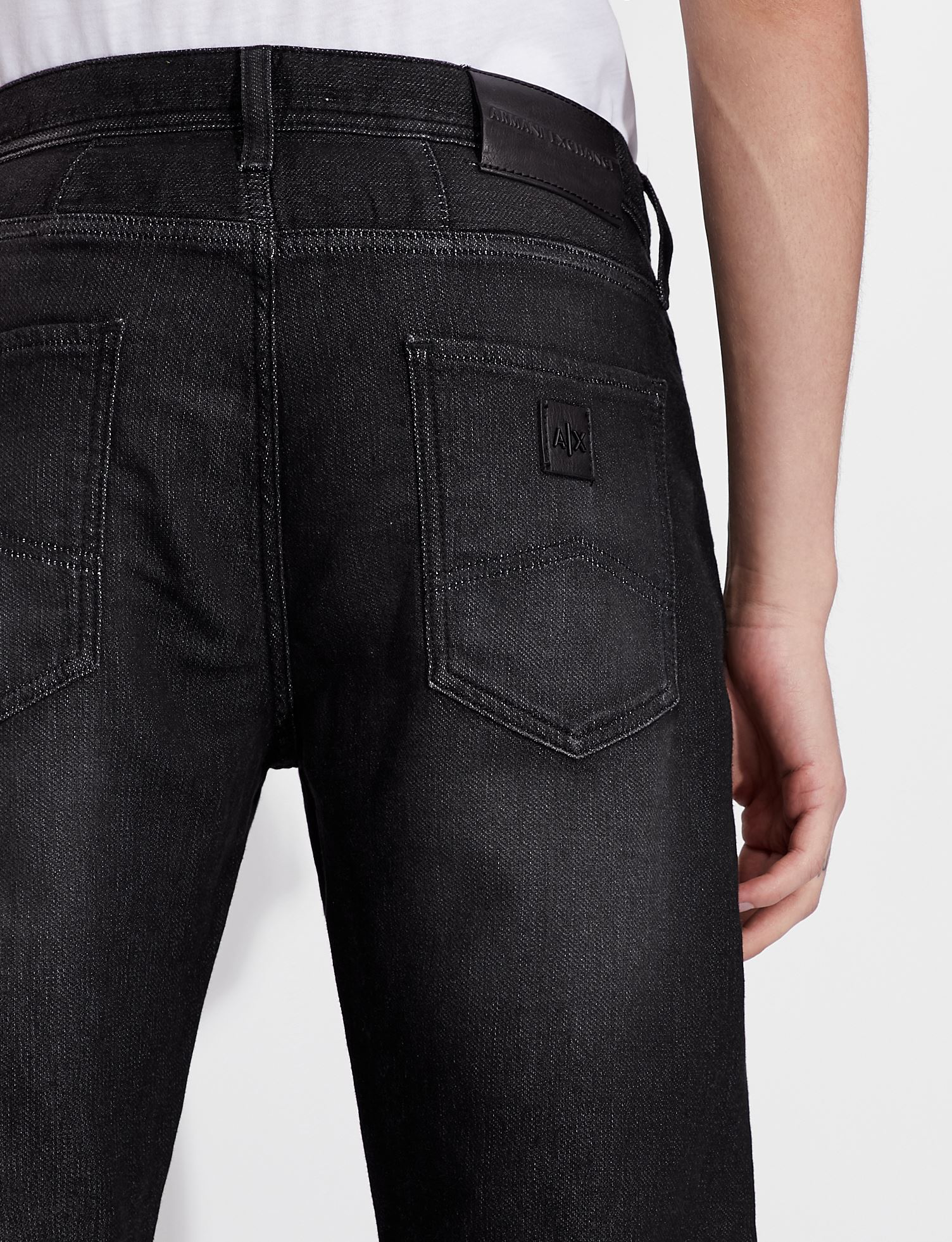 Armani Exchange Black Jeans