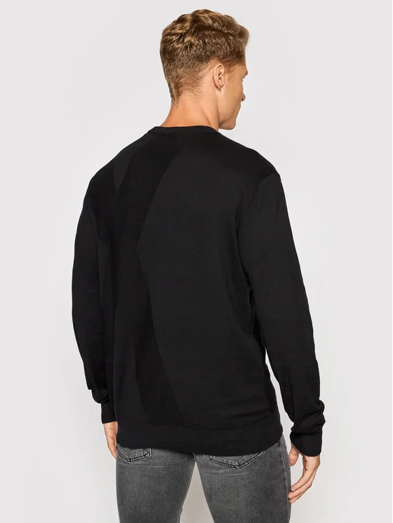 ARMANI EXCHANGE DOUBLE JERSEY SWEATSHIRT  Black