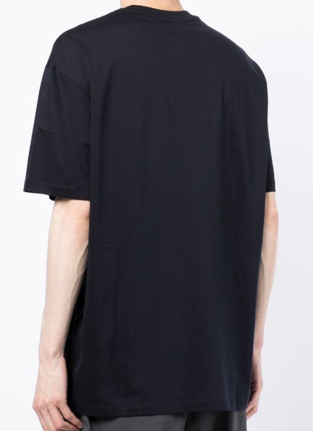 Armani Exchange logo-print T-shirt Navy