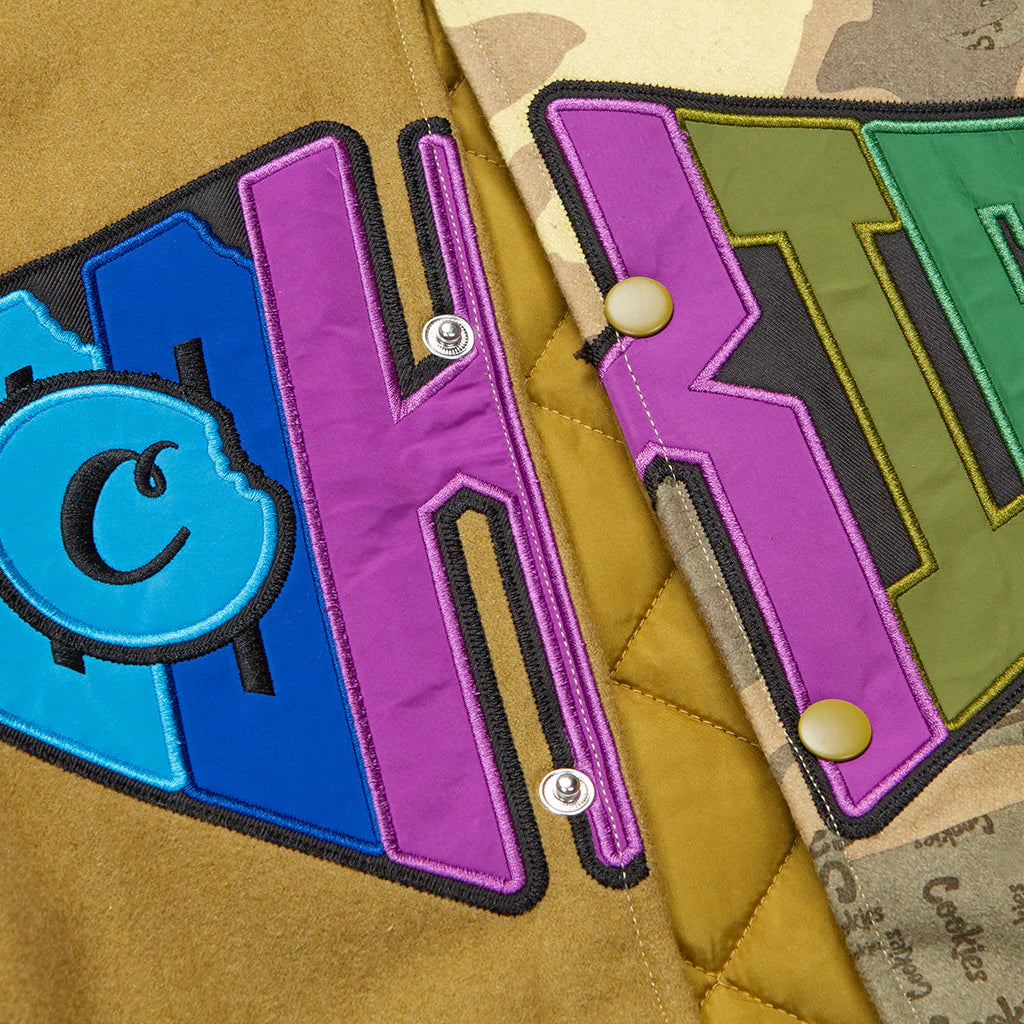 Cookies across the bored letterman Jacket