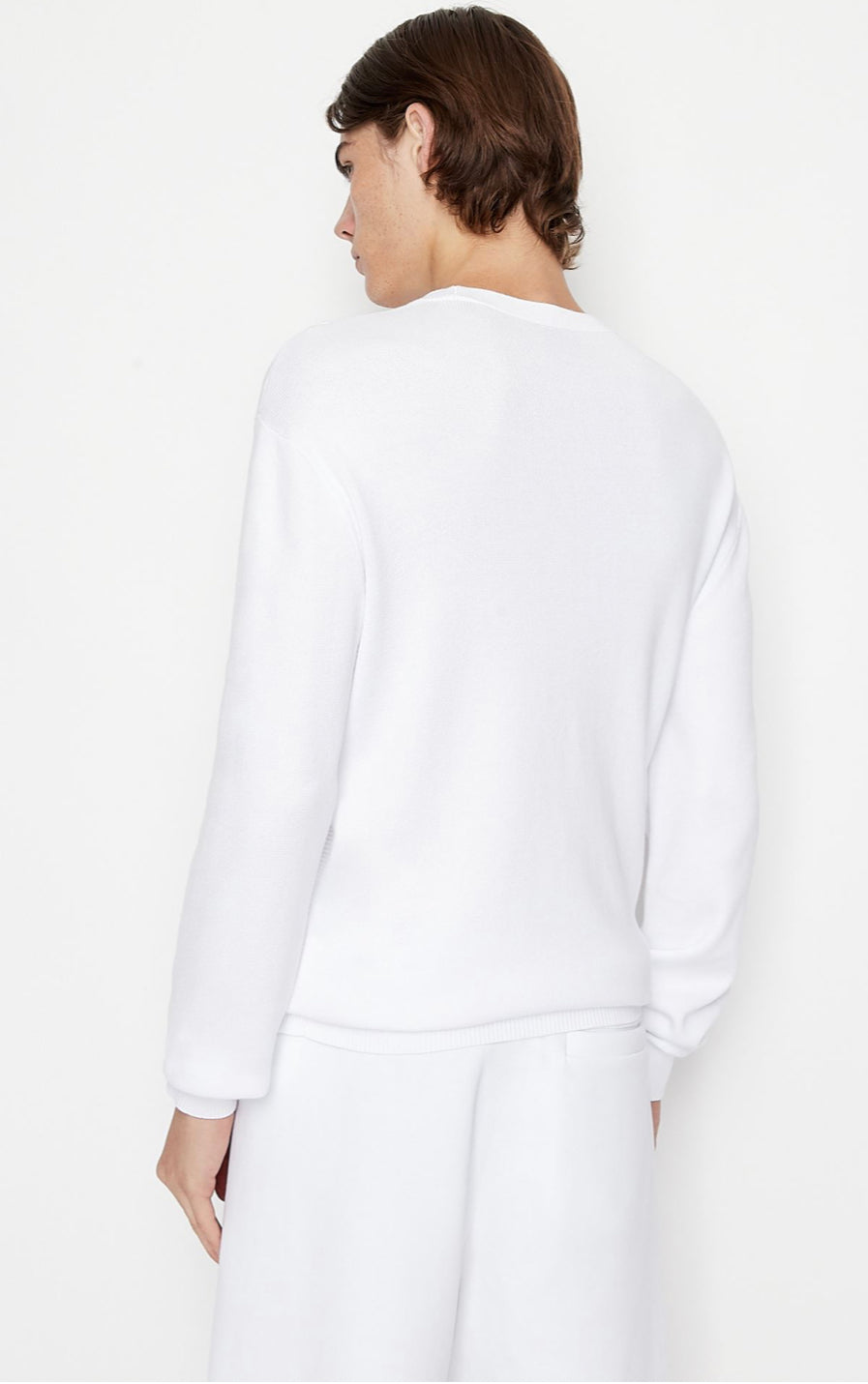 ARMANI EXCHANGE CREWNECK WHITE