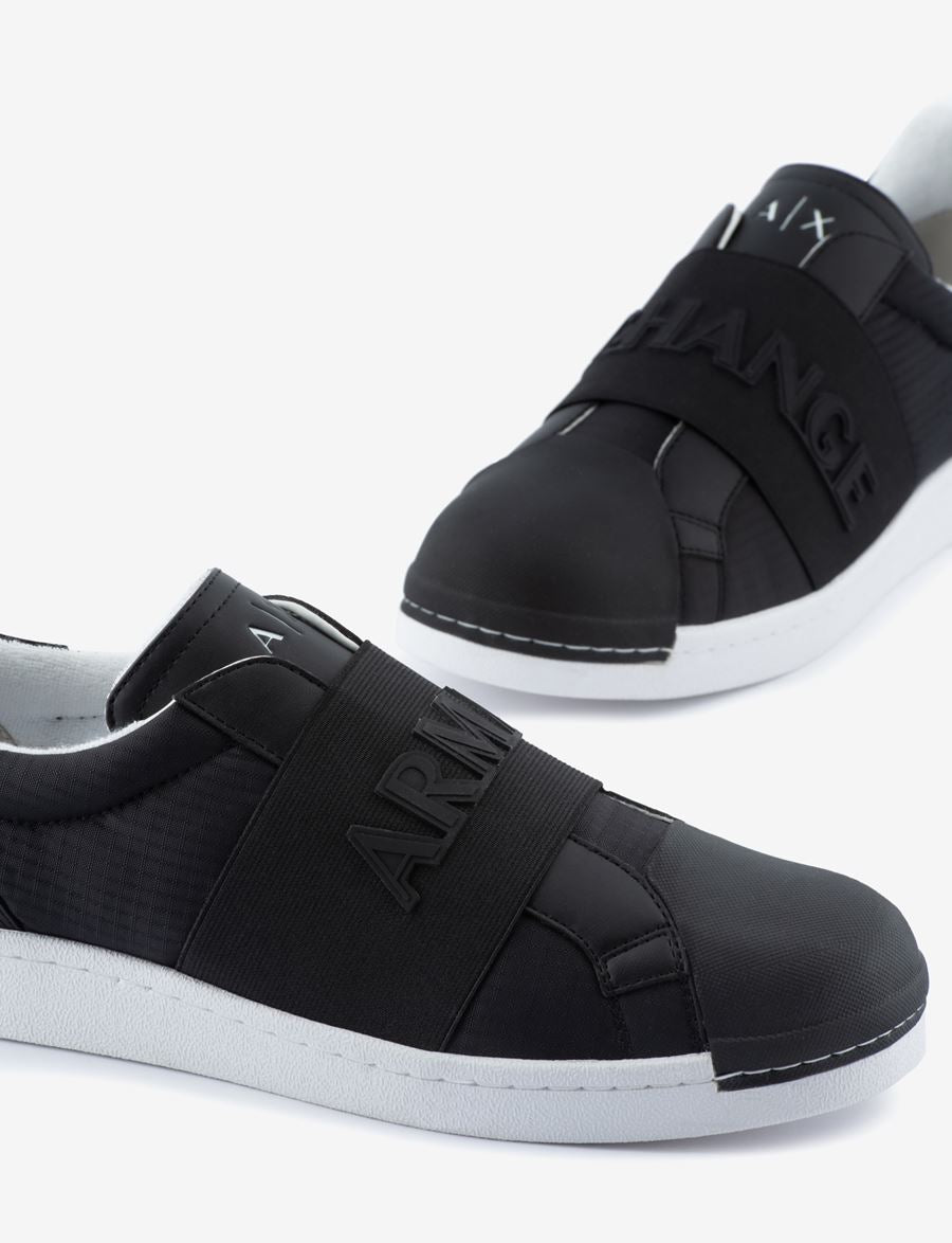 Armani Exchange Black White Shoe
