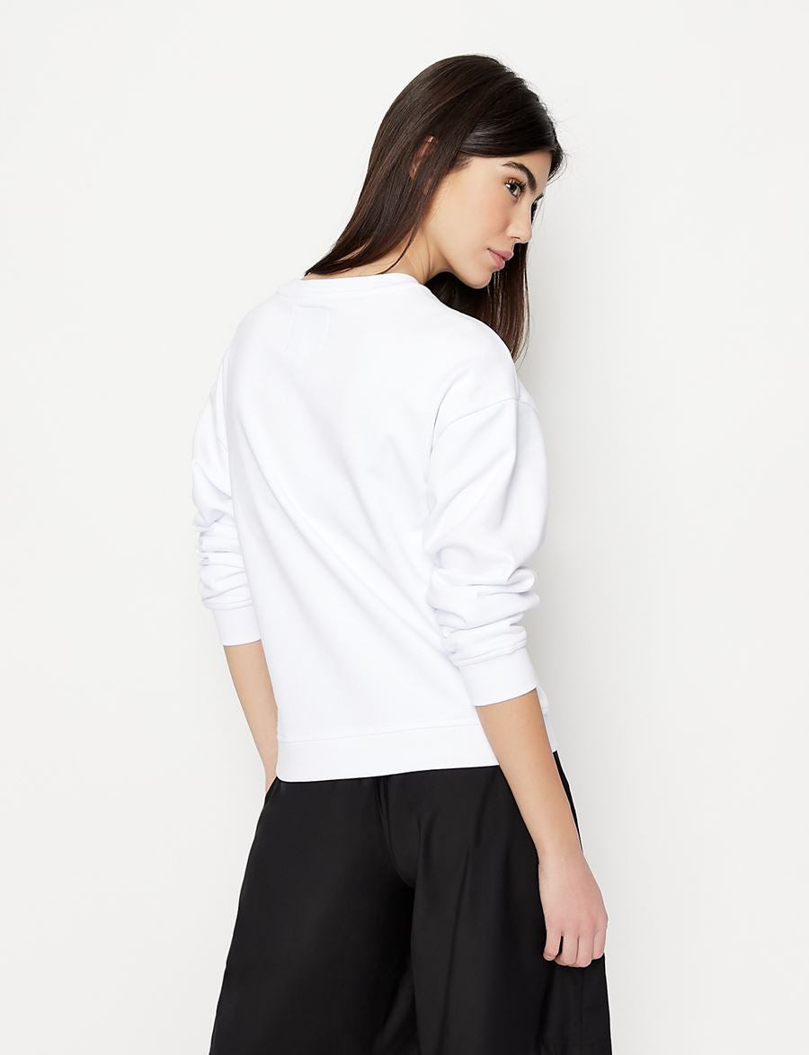 Armani Exchange ICON LOGO CREW NECK SWEATSHIRT