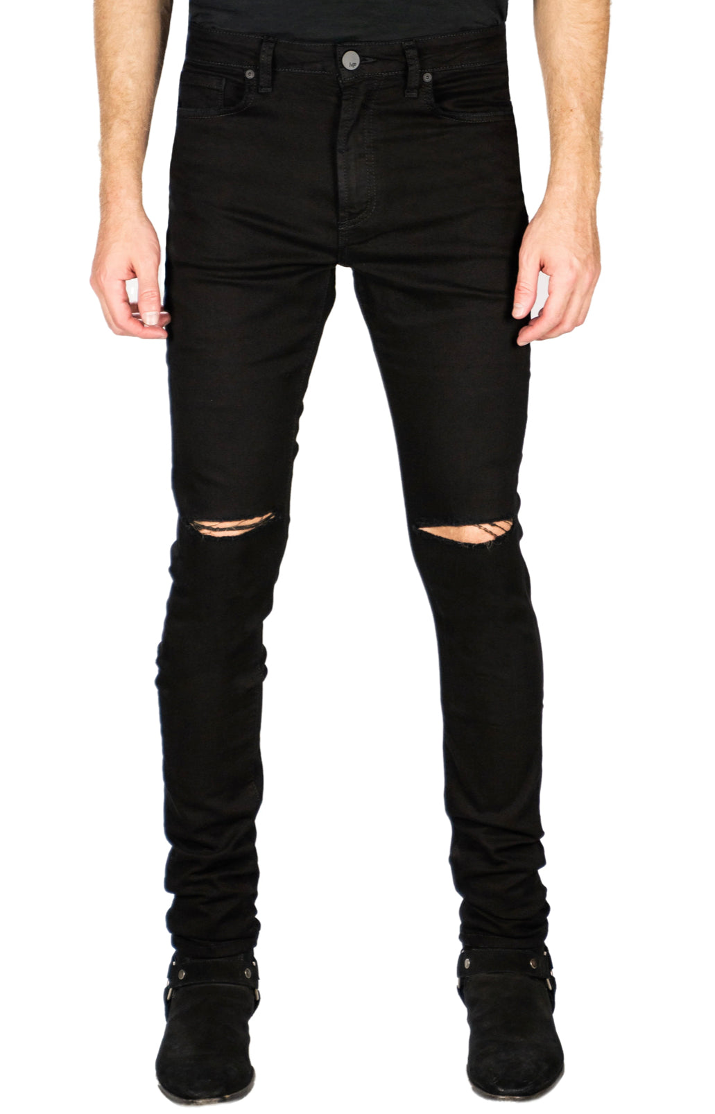 MONFRERE GREYSON DISTRESSED NOIR BLACK