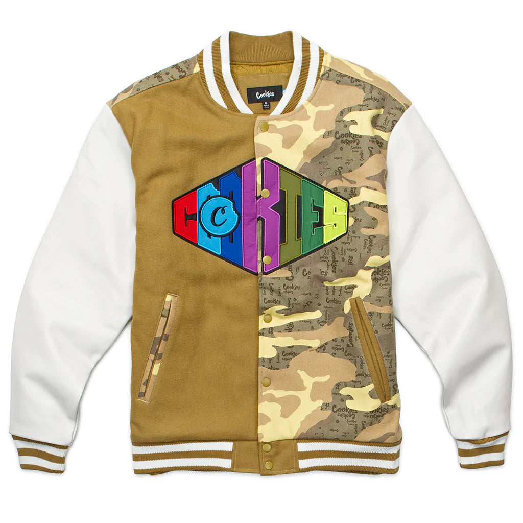 Cookies across the bored letterman Jacket