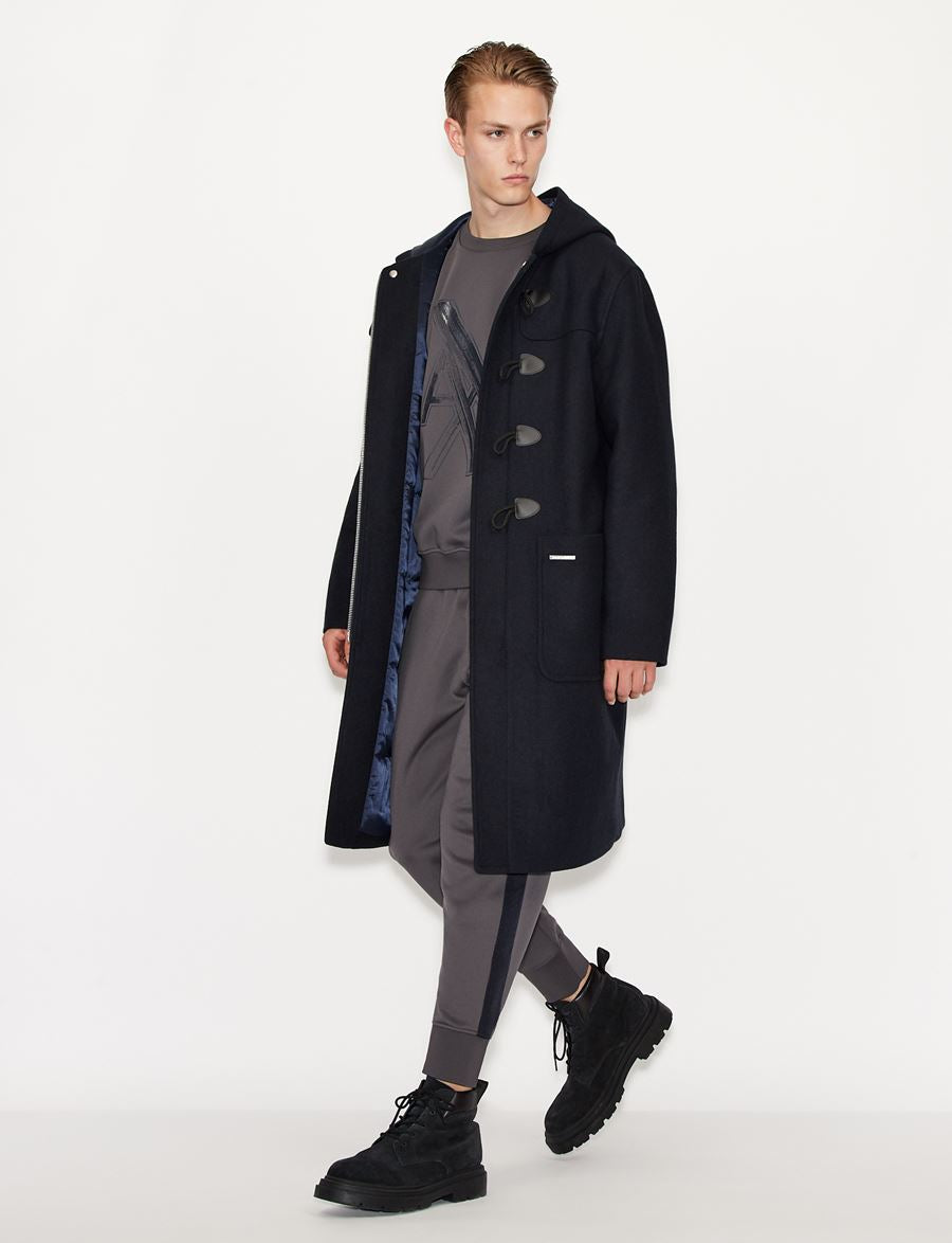 armani exchange MACRO LOGO JOGGER SWEATPANTS