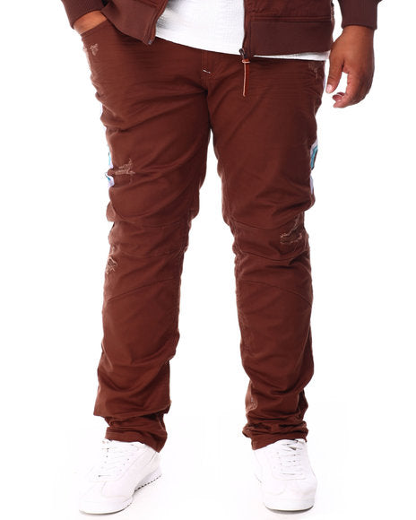 ATIZIANO Justin | Stretch Twill Jean BROWN
