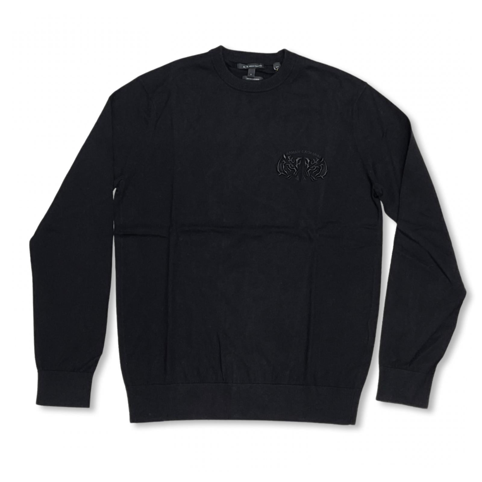CREW-NECK SWEATSHIRT (BLACK)