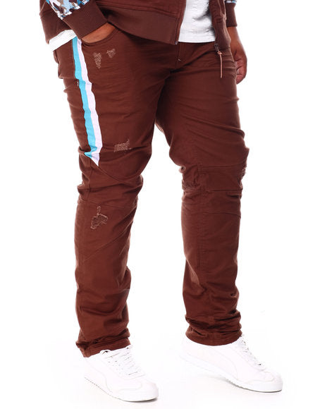 ATIZIANO Justin | Stretch Twill Jean BROWN