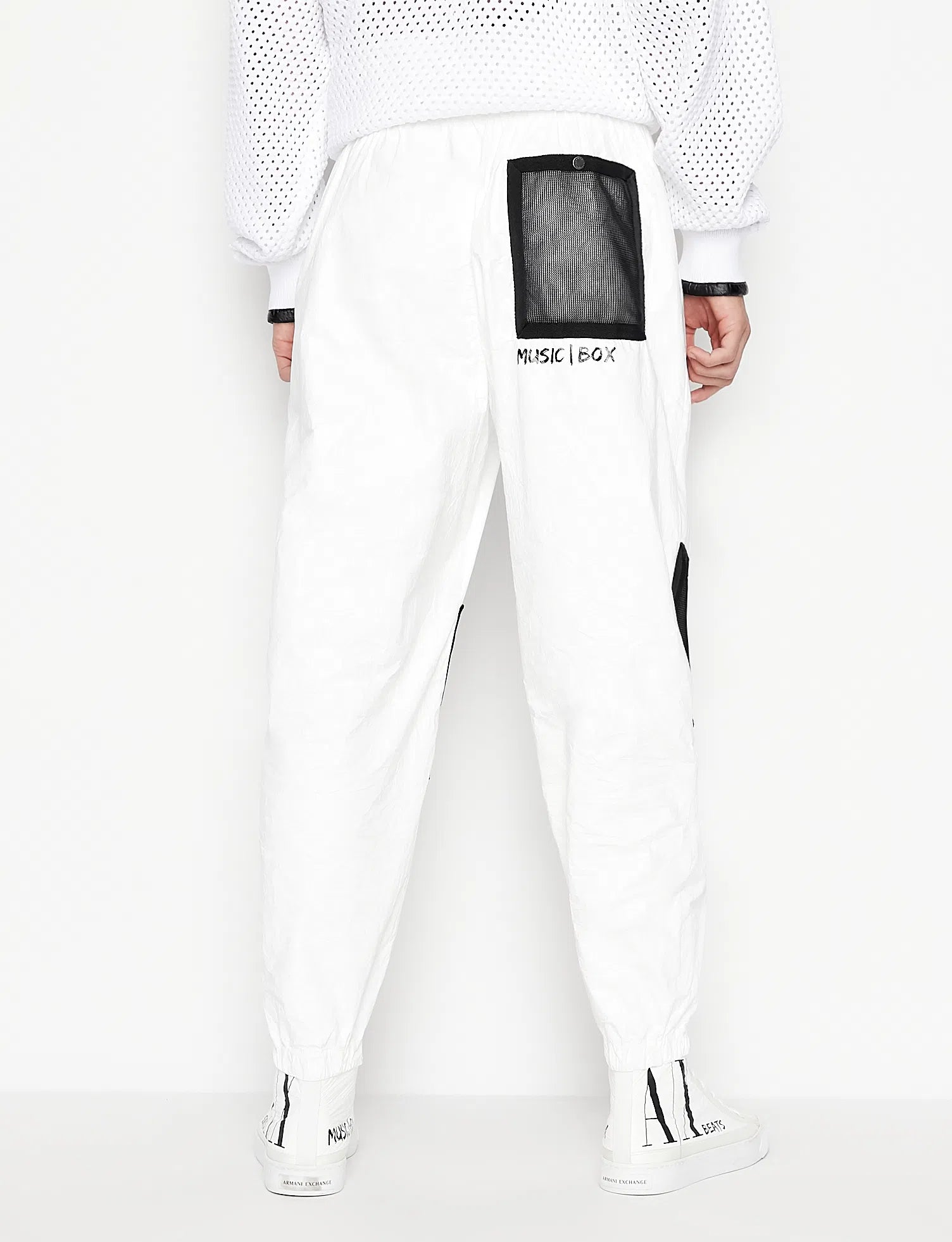 Armani Exchange BEATS white Jogger pants