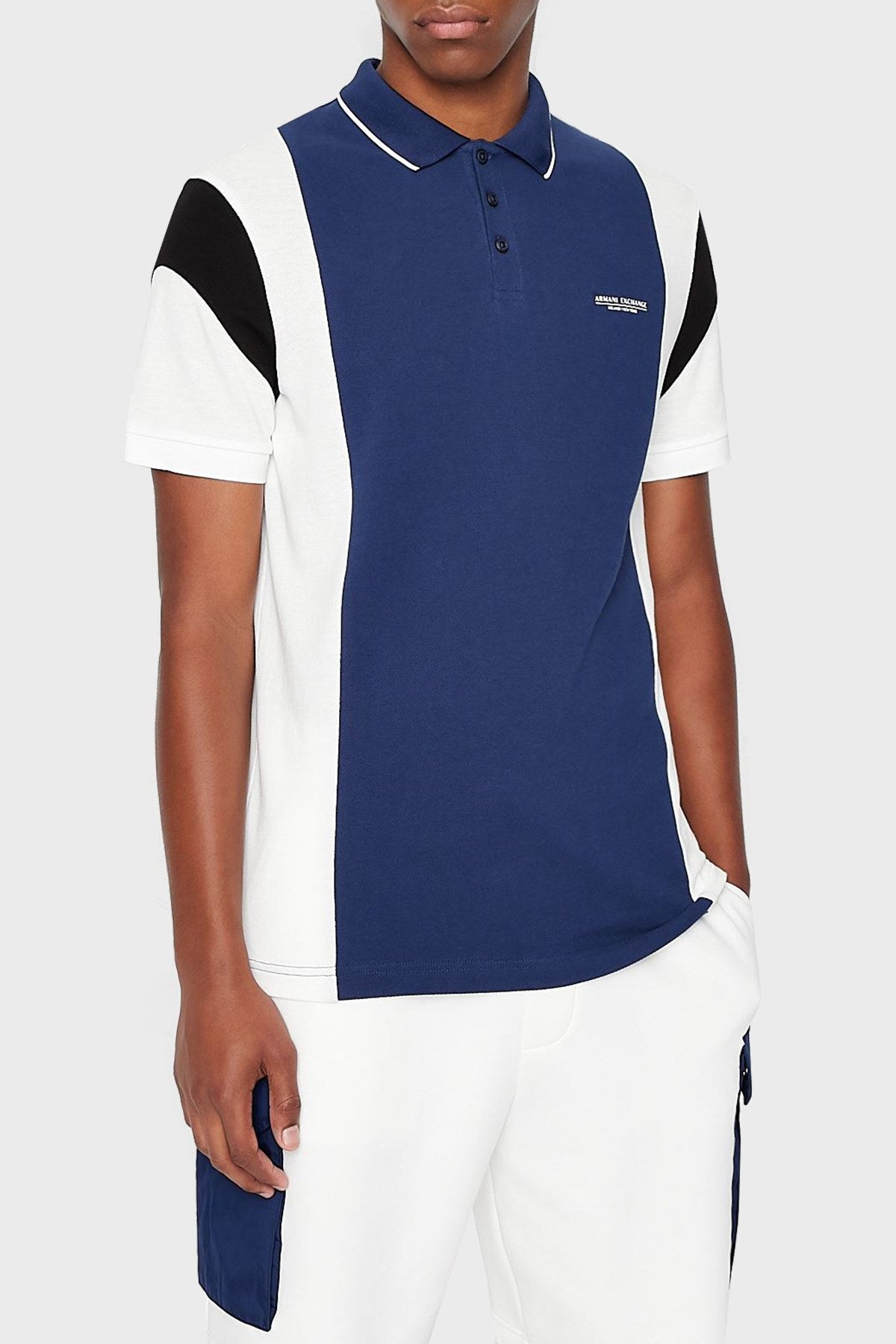 Armani Exchange Polo Navy 3LZFLA ZJM5Z 81AQ